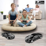 MASINA CU TELECOMANDA BUGATTI CHIRON NEGRU CU SCARA 1 LA 24