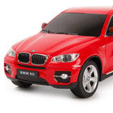 MASINA CU TELECOMANDA BMW X6 ROSU CU SCARA 1 LA 24