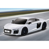 MASINA CU TELECOMANDA AUDI R8 ALB CU SCARA 1 LA 24