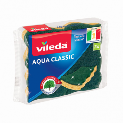 Sponge Vileda Aqua Classic 2pcs - Spune Adio Murdăriei!