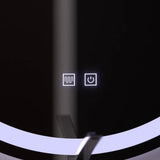 Oglinda Led Rotunda 60Cm, Touch Luxor, Sistem Dezaburire - vivimall.ro