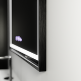 Oglinda Led Rectangulara, Verite Majeste Noir Motionglow Marcello, Sistem Dezaburire, Ceas & Termometru - vivimall.ro