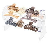 Organizator pentru Accesorii de Par, Vivimall, Rotatie 360 Grade, din Plastic, 30 x 21 x 13 cm, Transparent - vivimall.ro