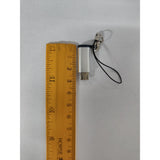 Adaptor Type C (mama) to Lightning (tata) cu Agatatoare Breloc inclusa, Argintiu - vivimall.ro