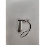 Adaptor Type C (mama) to micro USB (tata) cu Agatatoare Breloc inclusa, Argintiu - vivimall.ro