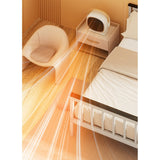 Aeroterma cu Incalzire Ceramica PTC, Vivimall, din ABS, Oprire Automata, Protectie Supraincalzire, 700/1200W, 220V, 21 x 16 x 11 cm, Verde - vivimall.ro