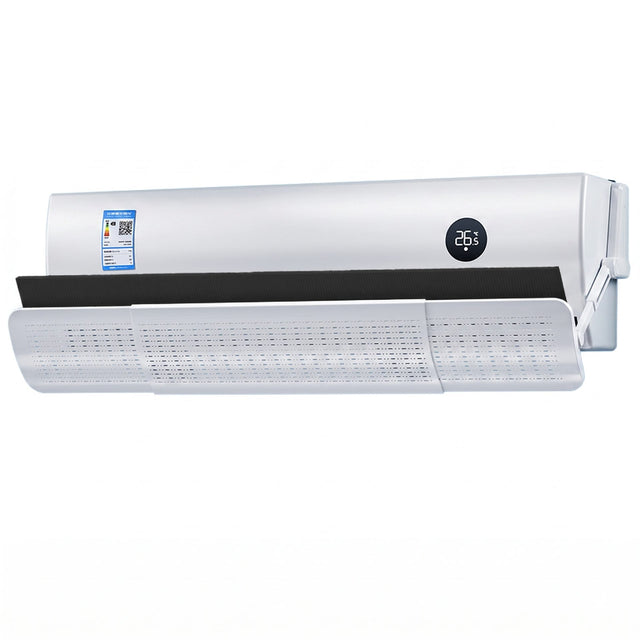 Deflector aer condiționat Flippy cu carbon activ, lungime 106 cm, vedere frontală produs