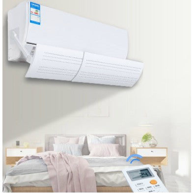 Deflector pentru Aer Conditionat, Flippy, Model M cu Deschidere Completa, Accesoriu pentru Directionarea Fluxului de Aer si Reducerea Curentului Direc, 56 x 18 cm - vivimall.ro