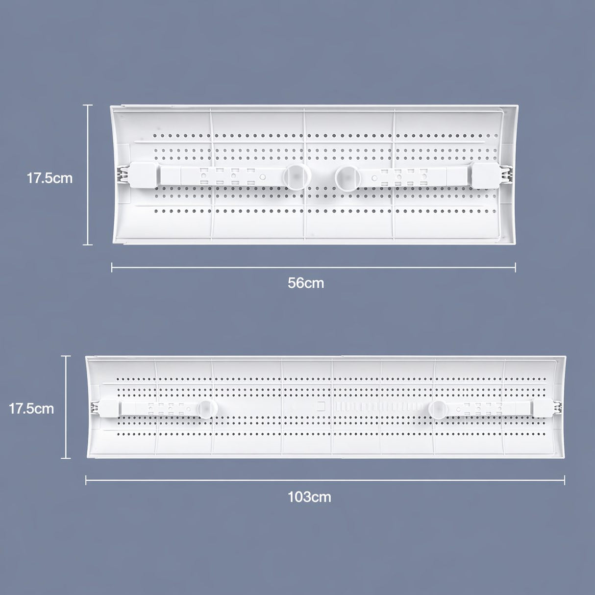 Deflector Flippy M montat pe climatizator de perete, vedere de ansamblu în cameră