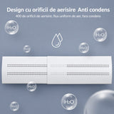 Deflector pentru Aer Conditionat, Flippy, Model A cu Brat Ajustabil si Orificii de Ventilare, Capac pentru Directionarea Fluxului de Aer si Reducerea Curentului Direct - vivimall.ro