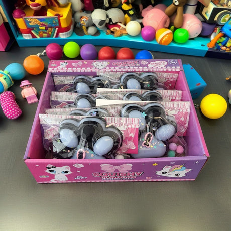 Ambalaj pentru Jucarii Antistres Squishy, Vivimall, cu Revenire Lenta, Pinch Family, Multicolor - vivimall.ro