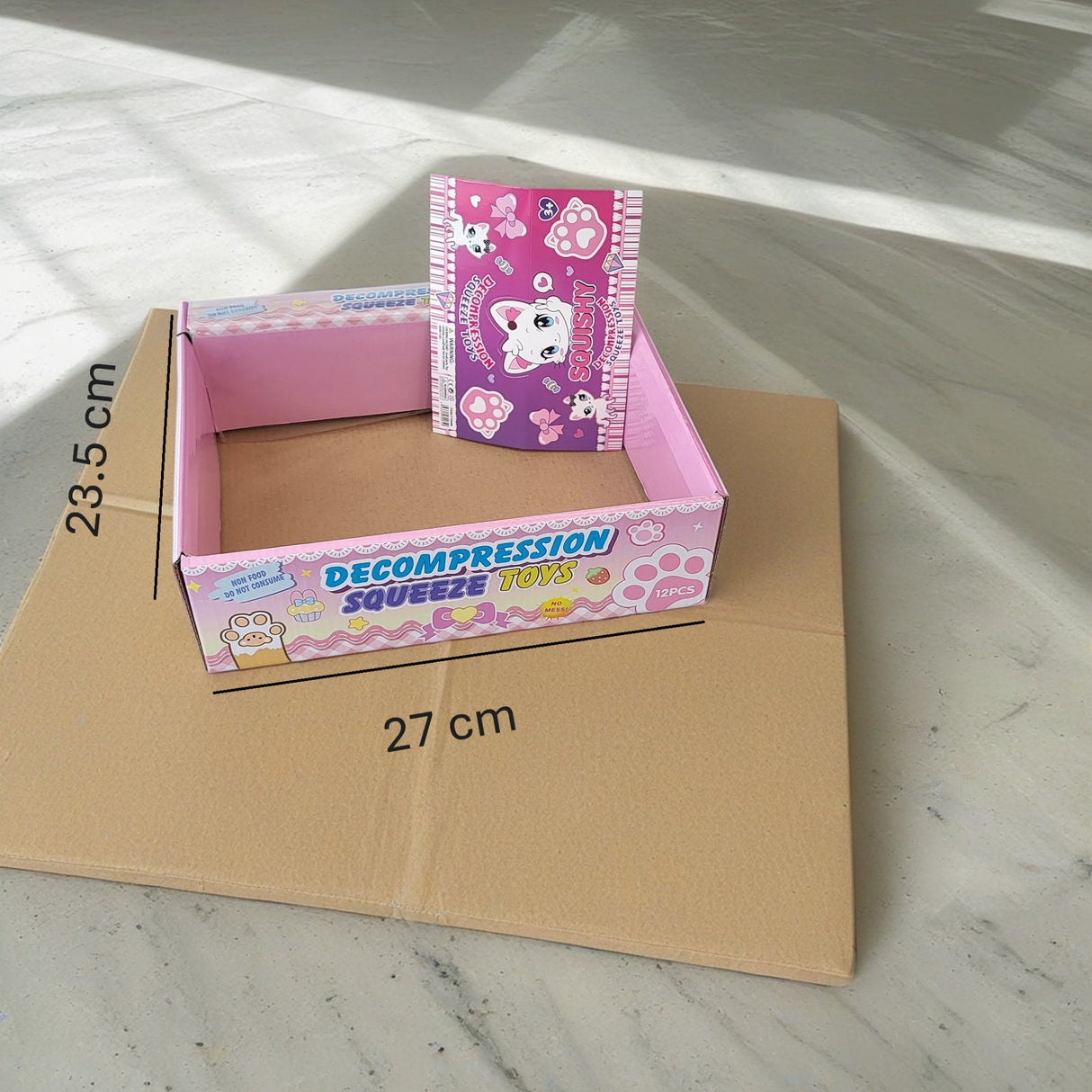 Ambalaj pentru Jucarii Antistres Squishy, Vivimall, cu Revenire Lenta, Pinch Family, Multicolor - vivimall.ro