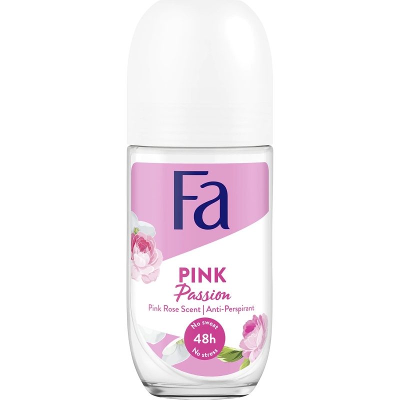 Antiperspirant Roll-On, Fa, 50 ml Pink Passion