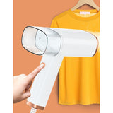 Aparat de Calcat Vertical Portabil cu Abur, Vivimall, Putere 1000W, Rezervor de 100 ml, Priza, Functie Anti Calcar si Auto Curatare, Pliabil, 15x17x7.5 cm, Alb - vivimall.ro