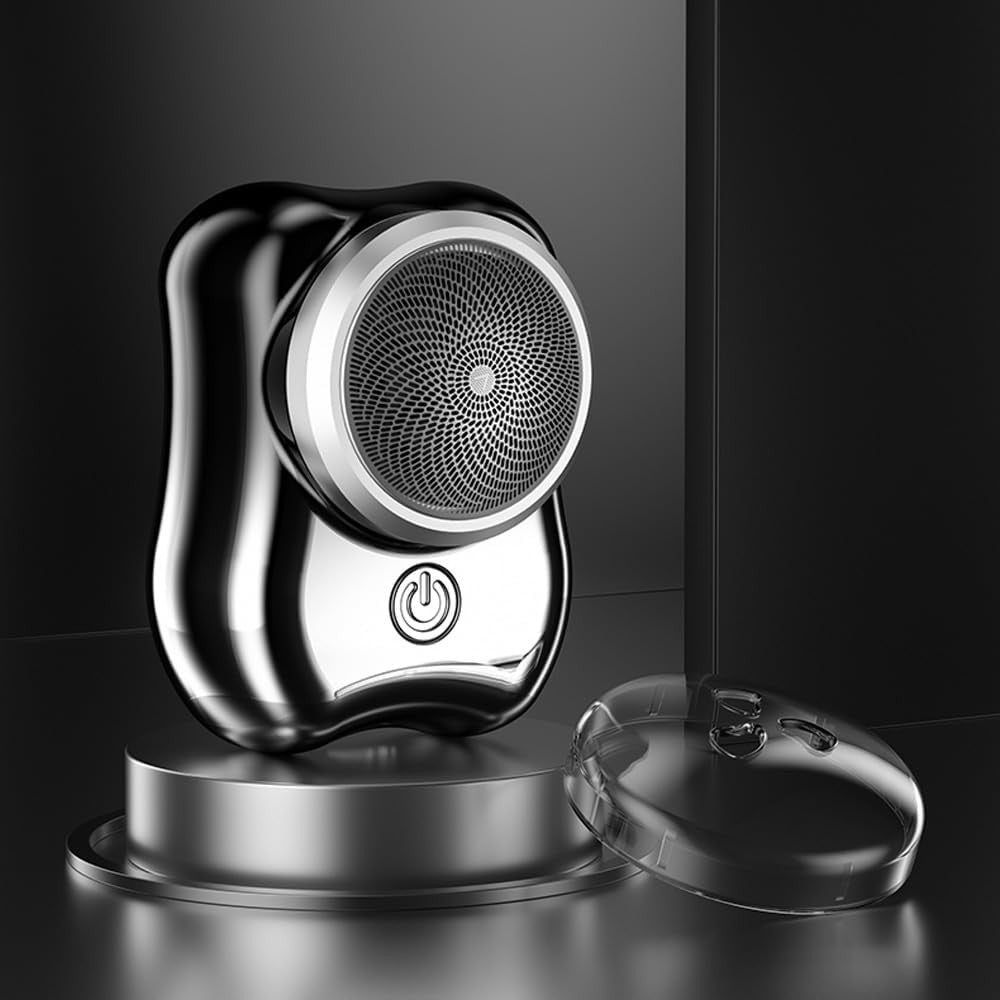 Aparat de Ras Electric, Vivimall, Portabil, Incarcare USB Type-C, Autonomie &gt;60 min, 6.5 x 4.5 x 4 cm, 5V, 3.7W, Negru - vivimall.ro