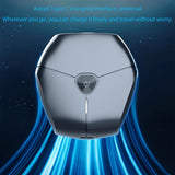 Aparat de Ras Portabil, Vivimall, 8W, Autonomie 60 min, Incarcare Cablu Type C Inclus, Periuta de Curatare, Husa, Reincarcabil, 7.3x7.5x3.3 cm, Negru