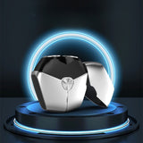 Aparat de Ras Portabil, Vivimall, 8W, Autonomie 60 min, Incarcare Cablu Type C Inclus, Periuta de Curatare, Husa, Reincarcabil, 7.3x7.5x3.3 cm, Gri