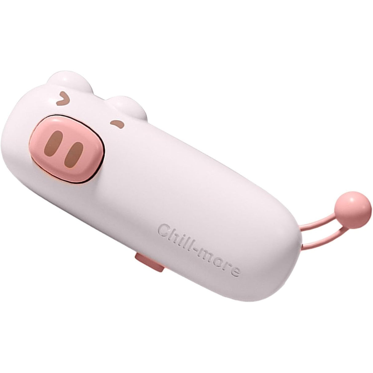 Aparat de Sigilat Ambalaje, Vivimall, Incarcare USB Tip C, 400 mAh, 10.2 x 3.7 x 4.3 cm, Model Porc, Roz - vivimall.ro