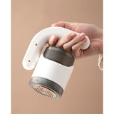 Aparat Pentru Curatat Scame, Par Si Praf, Flippy, cu LED, Pentru Diferite Tipuri De Material, Cu Lame Din Otel Inoxidabil, Compartiment de Depozitare, Maner Reglabil, 11x10.5x8.7 cm, Alb