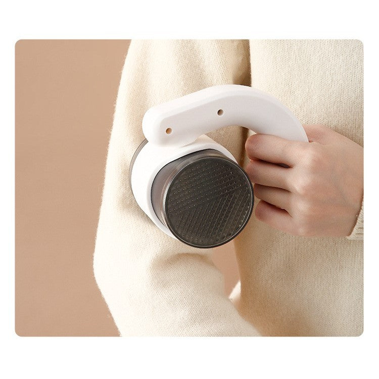 Aparat Pentru Curatat Scame, Par Si Praf, Flippy, cu LED, Pentru Diferite Tipuri De Material, Cu Lame Din Otel Inoxidabil, Compartiment de Depozitare, Maner Reglabil, 11x10.5x8.7 cm, Alb