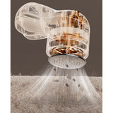 Aparat pentru Curatat Scame, Par Si Praf, Vivimall, Pentru Diferite Tipuri De Material, Incarcare USB Type-C, Model Labuta de Pisica, 14x7x7.5 cm, Maro - vivimall.ro