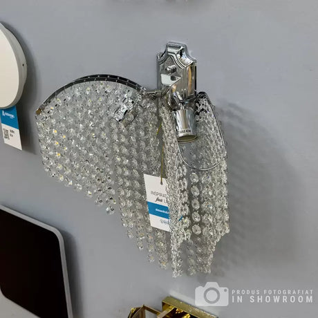 Aplica Cristal Sapphire 2X E27 Crom Lucios - vivimall.ro
