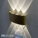 Fantas Aplica Led De Exterior Si Interior, 6 Surse X, Ip65, Metalic - vivimall.ro