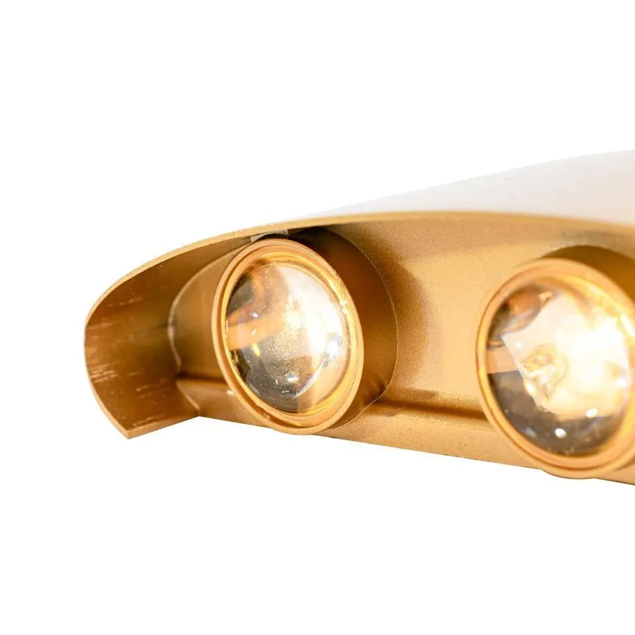 Fantas Aplica Led De Exterior Si Interior, 6 Surse X, Ip65, Metalic - vivimall.ro
