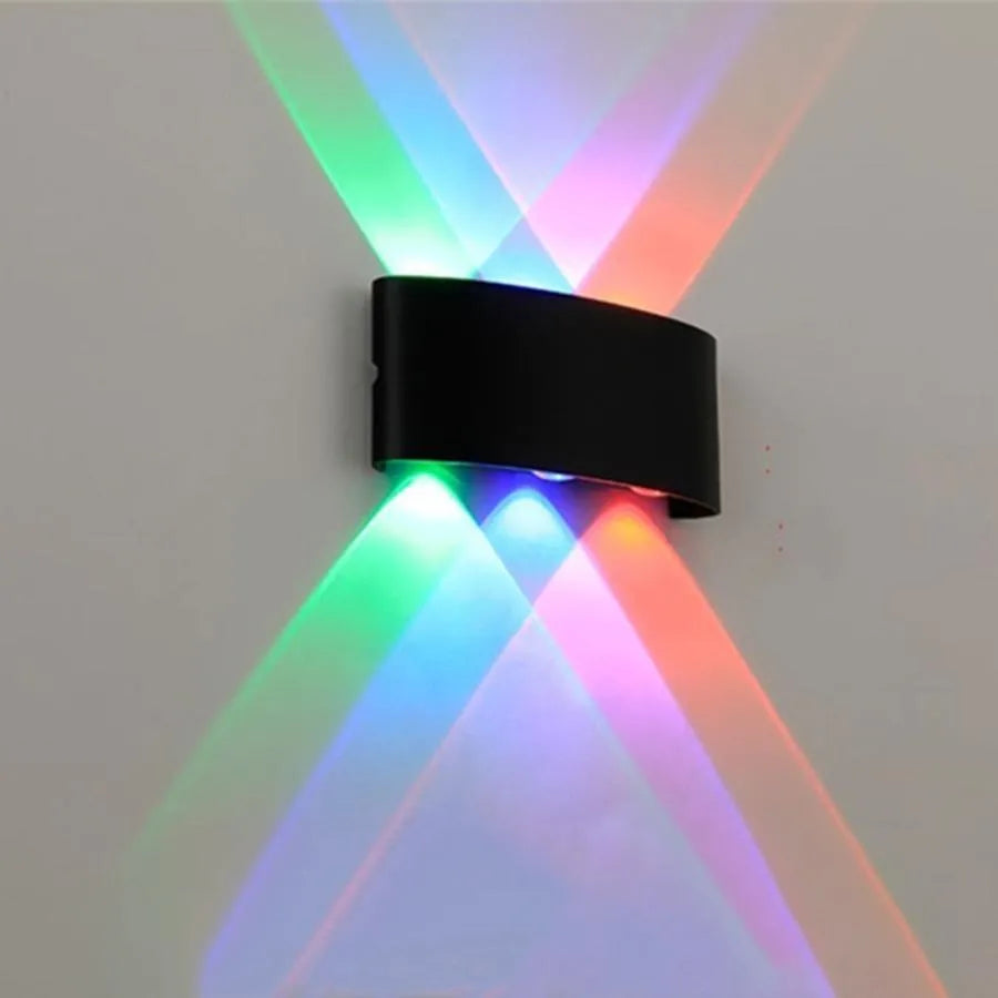 Fantas Aplica Led Rgb Interior/Exterior, 6 Surse X, Ip65 - vivimall.ro