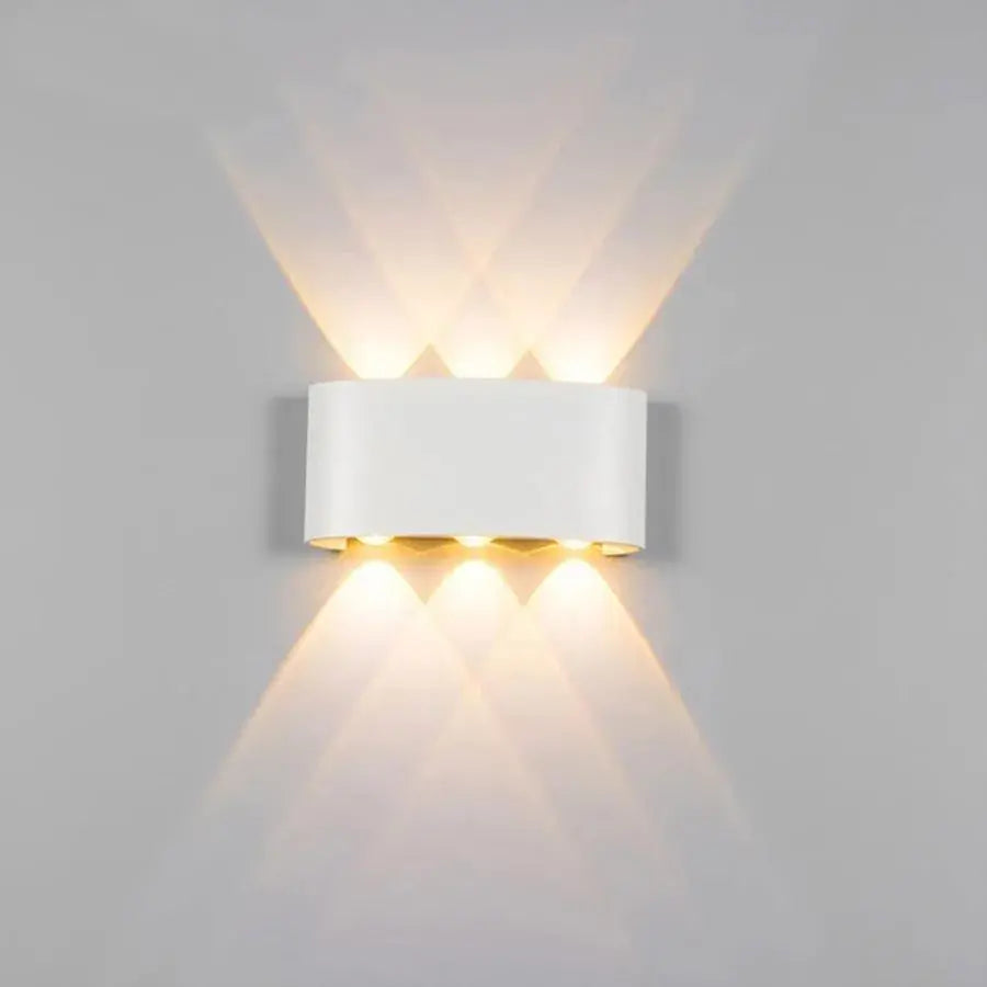 Fantas Aplica Led De Exterior Si Interior, 6 Surse X, Ip65, Metalic - vivimall.ro