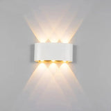 Fantas Aplica Led De Exterior Si Interior, 6 Surse X, Ip65, Metalic - vivimall.ro