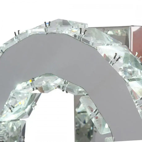 Lustra Led Cu Cristal Majora, Diametru 20Cm, Lumina Rece/Calda/Neutra - vivimall.ro
