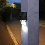 Aplica Solara Led, Abs/Policarbonat, Rezistent La Apa Ip65, 1 Led, Pentru Gradina, Casa, Balcon, Terasa, 1.2V, 600Mah, 8.8 X 8.5 Cm, Alb Rece - vivimall.ro