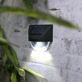 Aplica Solara Led, Abs/Policarbonat, Rezistent La Apa Ip65, 1 Led, Pentru Gradina, Casa, Balcon, Terasa, 1.2V, 600Mah, 8.8 X 8.5 Cm, Alb Rece - vivimall.ro