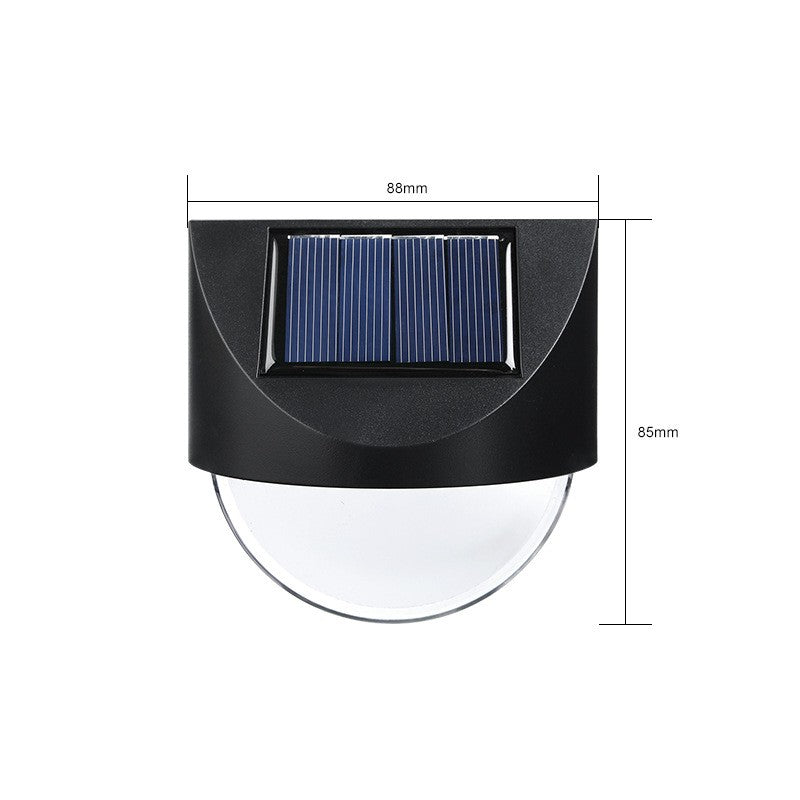 Aplica Solara Led, Abs/Policarbonat, Rezistent La Apa Ip65, 1 Led, Pentru Gradina, Casa, Balcon, Terasa, 1.2V, 600Mah, 8.8 X 8.5 Cm, Alb Cald - vivimall.ro