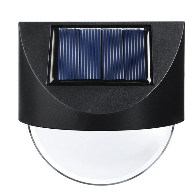 Aplica solara LED Vivimall, ABS/Policarbonat, rezistent la apa IP65, 1 LED, pentru gradina, casa, balcon, terasa, 1.2V, 600mah, 8.8 x 8.5 cm, alb rece - vivimall.ro