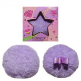 Aplicator pentru Iluminator/Pudra, Tip Buretel Pufos, Kevin & Coco, 9.6 x 9.6 x 7.2cm, Mov - vivimall.ro