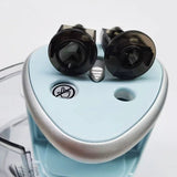 Ascutitoare Electrica cu 2 Gauri, Vivimall, Gri, Baterii 4 x AA (neincluse), 7.5 x 7.5 x 7.5 cm, Albastru - vivimall.ro