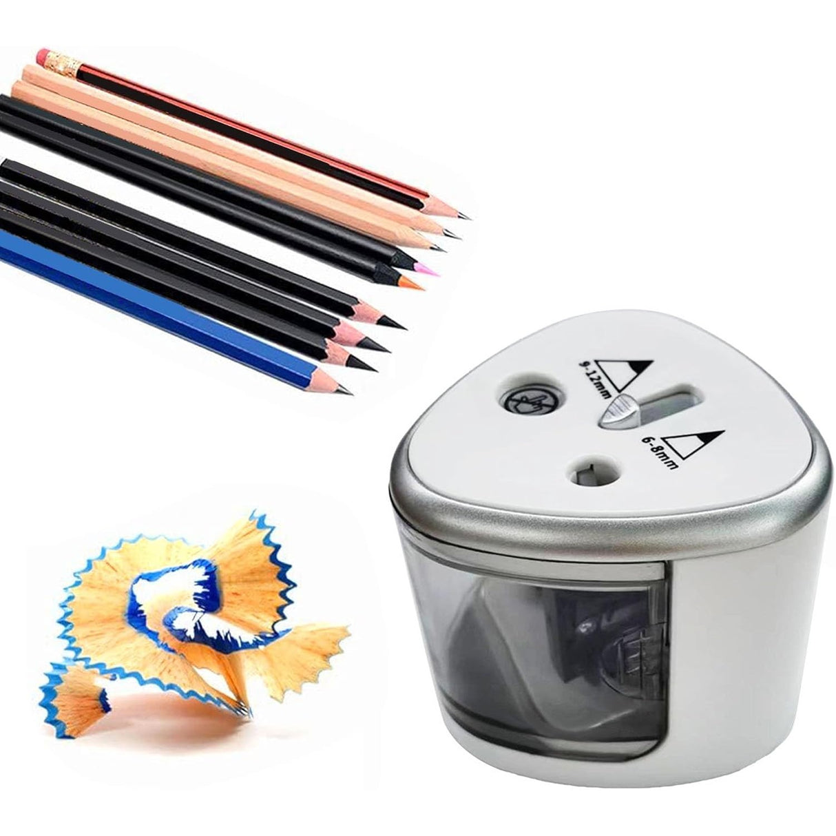 Електрическа точилка с 2 отвора, сива | ProSharp 3 