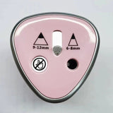 Ascutitoare Electrica cu 2 Gauri, Vivimall, Gri, Baterii 4 x AA (neincluse), 7.5 x 7.5 x 7.5 cm, Roz - vivimall.ro