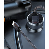 Aspirator Auto 4 in 1 Portabil fara Fir, Vivimall, 120W, Autonomie 1-3 h, 2 Viteze, Aspirare Umeda/Uscata, Functia de Sulfare/Umflare, Negru - vivimall.ro