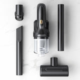 Aspirator Portabil fara Fir, Vivimall, Incarcare USB, Pentru Casa si Masina, Autonomie 45 min, Negru - vivimall.ro