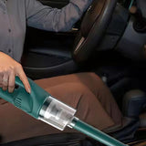 Aspirator Portabil fara Fir, Vivimall, Incarcare USB, Pentru Casa si Masina, Autonomie 45 min, Verde - vivimall.ro