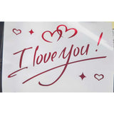 Autocolant I Love You, Tematica Iubire, Resigilat - vivimall.ro