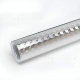 Autocolant pentru Bucătărie, Vivimall, Tip Folie de Aluminiu, Rezistent la Ulei, Umezeală, Temperaturi Inalte, pentru Dulapuri, Perete, Blat, Argintiu, 60cm x 1m - vivimall.ro