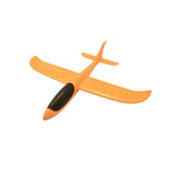 Avion Planor, in punga, Vivimall, din Polistiren, Lungime 47 cm, Portocaliu - vivimall.ro