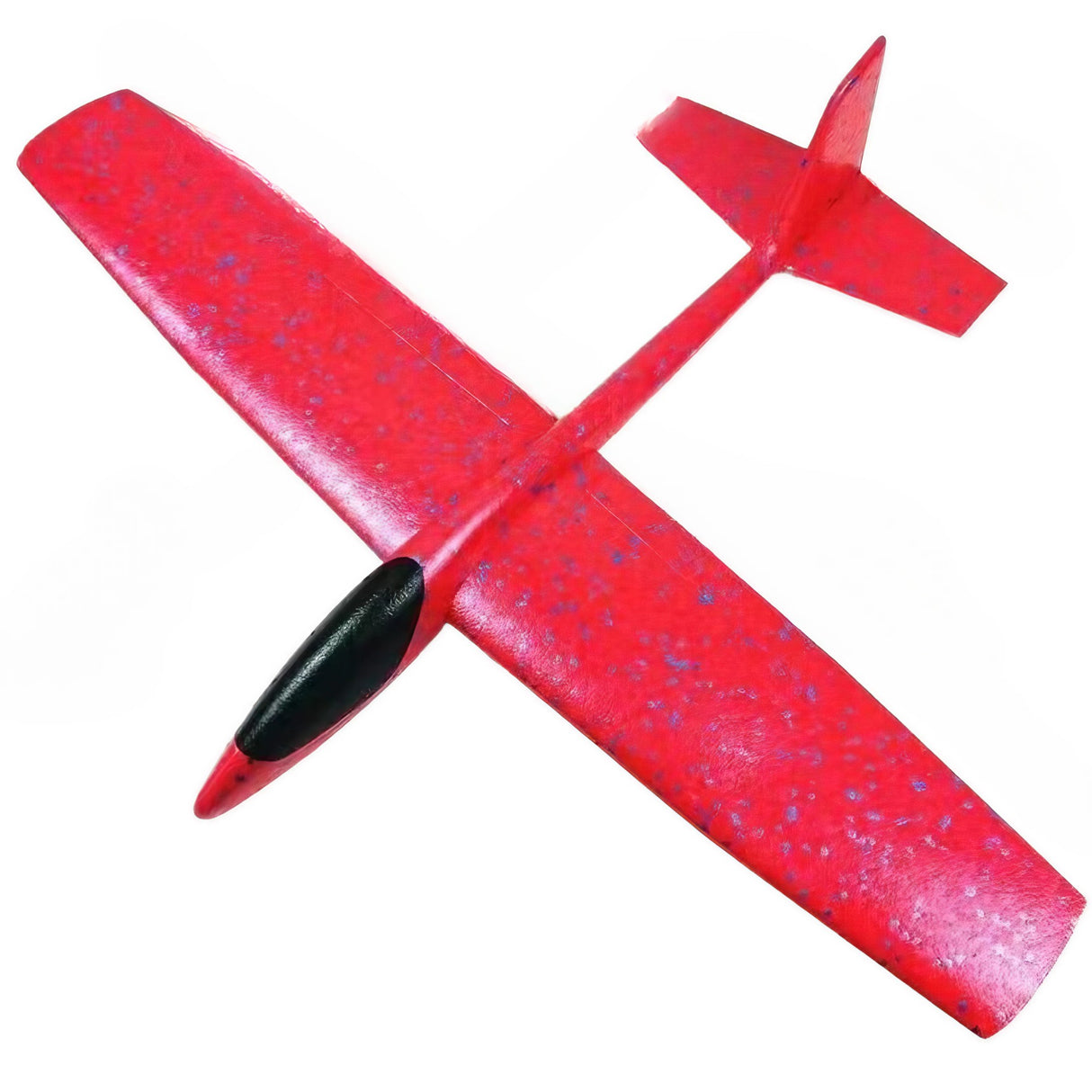 Avion Planor Vivimall, din Polistiren, Lungime 84 cm , Jucarie Recreativa, Cascadorii, Rosu - vivimall.ro