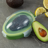 Recipient De Depozitare Avocado, Etans, Pentru Frigider, Din Plastic, Mentinere Proaspata, 15.3X11X8 Cm, Verde - vivimall.ro