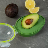 Recipient De Depozitare Avocado, Etans, Pentru Frigider, Din Plastic, Mentinere Proaspata, 15.3X11X8 Cm, Verde - vivimall.ro