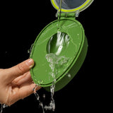 Recipient De Depozitare Avocado, Etans, Pentru Frigider, Din Plastic, Mentinere Proaspata, 15.3X11X8 Cm, Verde - vivimall.ro
